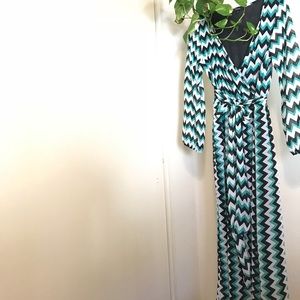 Fun Flirty Southwestern Maxi Dress